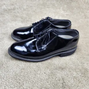 Bates Lites Size 7.5 E High Gloss Oxford Military Uniform Dress Shoes