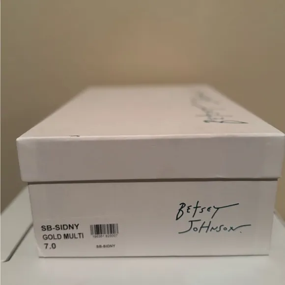 Betsey Johnson Glitter Sneakers - Gold