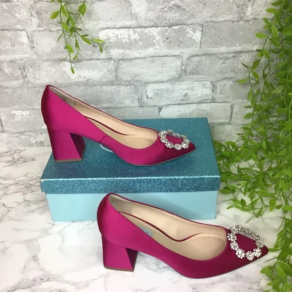Betsey Johnson SB- Lilly hot pink shoes