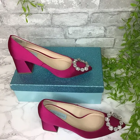Betsey Johnson SB- Lilly hot pink shoes