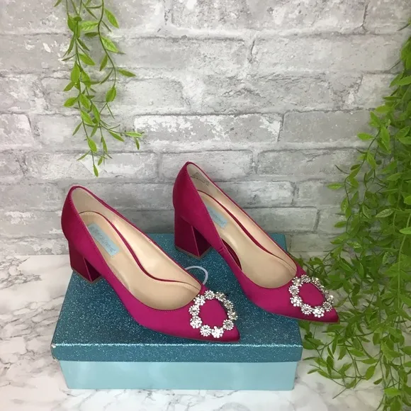 Betsey Johnson SB- Lilly hot pink shoes