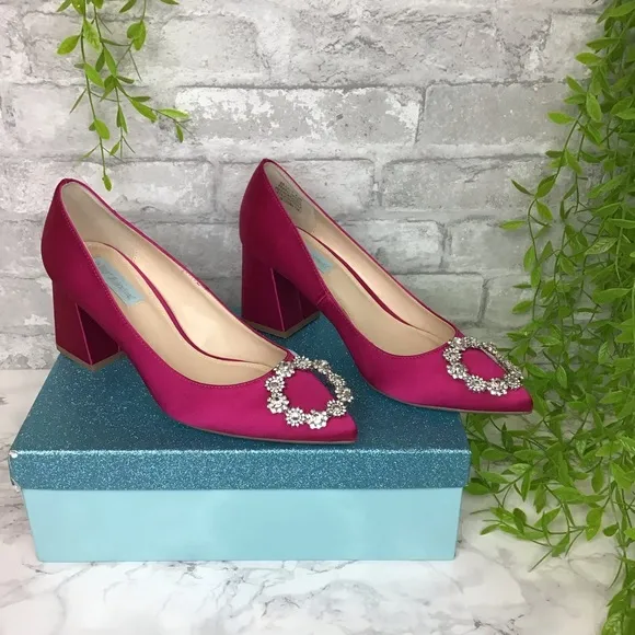 Betsey Johnson SB- Lilly hot pink shoes