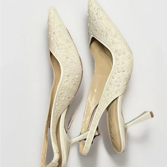 Betsy Johnson Elegant Clark Pearl Slingback 8