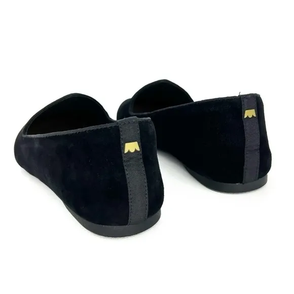 Birdies The Heron Black Suede Loafer Women’s Size 8 Slip-on Flats Shoes EUC