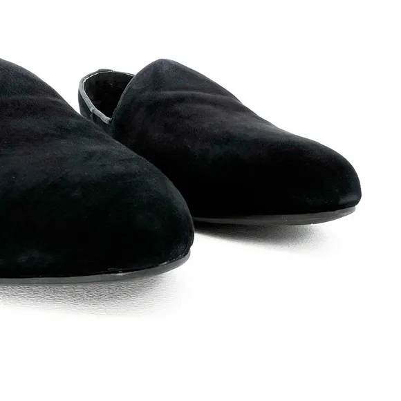Birdies The Heron Black Suede Loafer Women’s Size 8 Slip-on Flats Shoes EUC