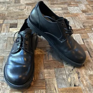 Birkenstock Men’s Black Leather Oxford Derby Dress Shoe