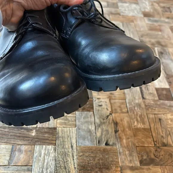 Birkenstock Men’s Black Leather Oxford Derby Dress Shoe