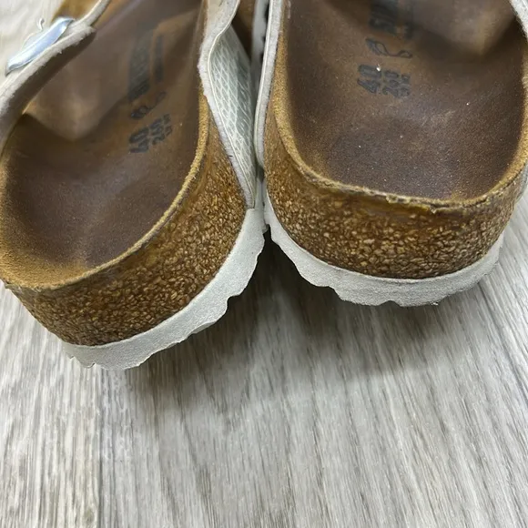 Birkenstock Snakeskin Glitter Printed Thong Sandals