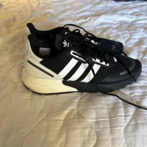 Black &amp; White Adidas ZX 1K Boost Men's Shoes