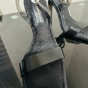 Black Glitter Women's Shoes