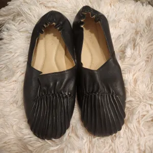 Black Leather Women's Shoes
