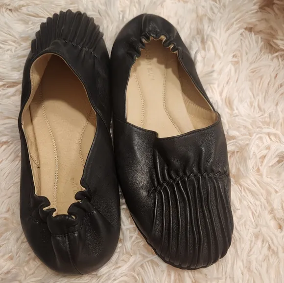 Black Leather Women's Shoes