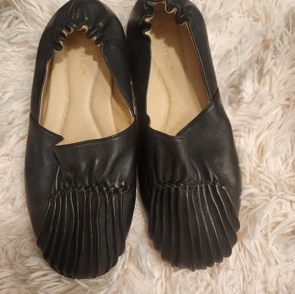 Black Leather Women's Shoes