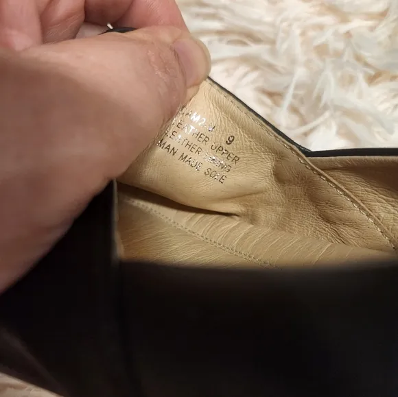 Black Leather Women's Shoes