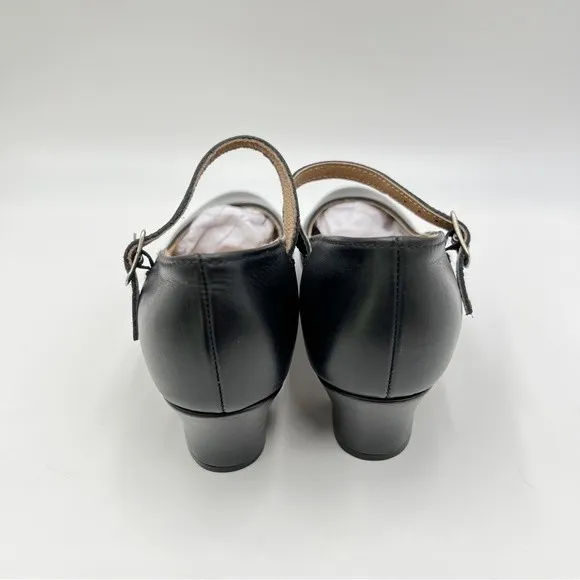 Bloch Big Girls Womens S0304L Curtain Call Character Black Leather Dance Shoes 4