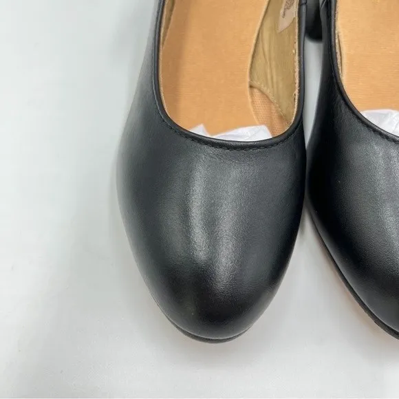 Bloch Big Girls Womens S0304L Curtain Call Character Black Leather Dance Shoes 4