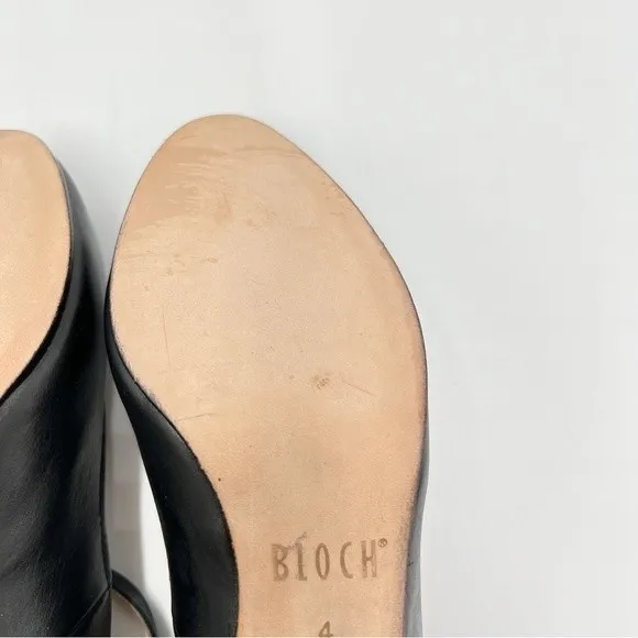 Bloch Big Girls Womens S0304L Curtain Call Character Black Leather Dance Shoes 4