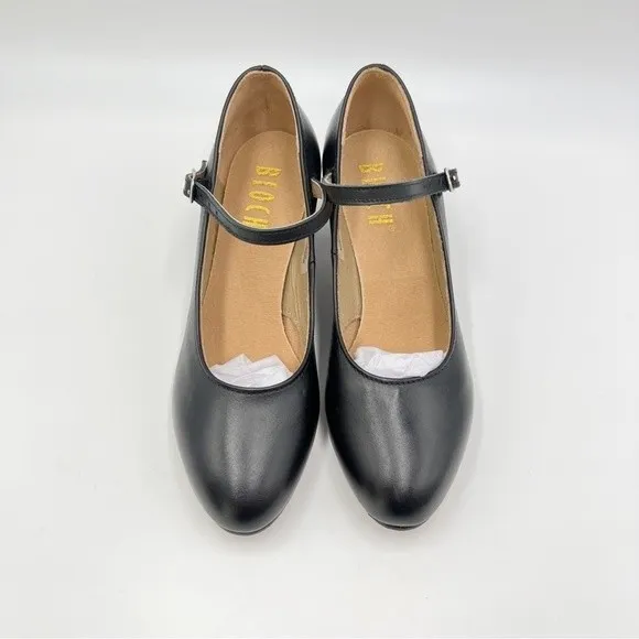 Bloch Big Girls Womens S0304L Curtain Call Character Black Leather Dance Shoes 4