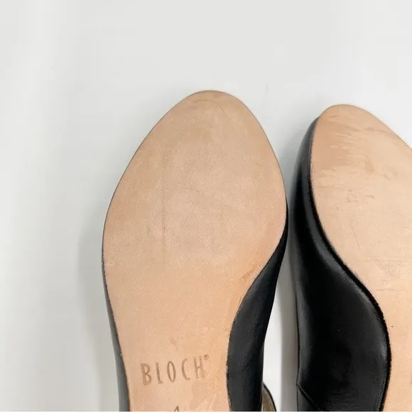 Bloch Big Girls Womens S0304L Curtain Call Character Black Leather Dance Shoes 4