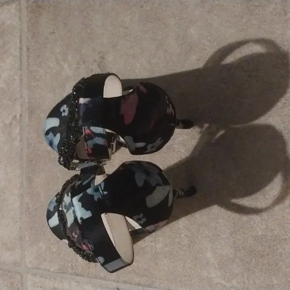 Blue by Betsy Johnson, Gina Embellished Evening Sandals Size 8