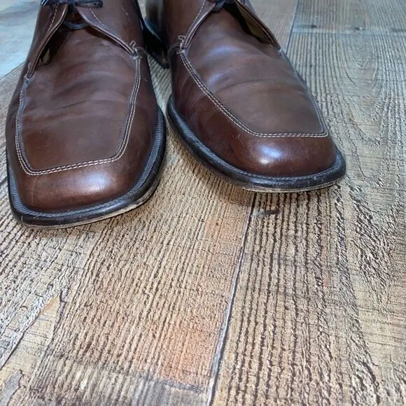 Boss Hugo Boss Mens Brown Square Toe Dress Shoes Sz 11