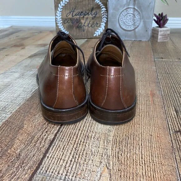Boss Hugo Boss Mens Brown Square Toe Dress Shoes Sz 11