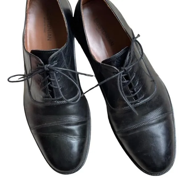 Bostonian black leather dress shoes size 8.5