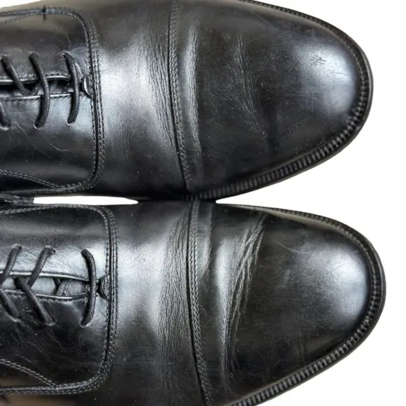 Bostonian black leather dress shoes size 8.5