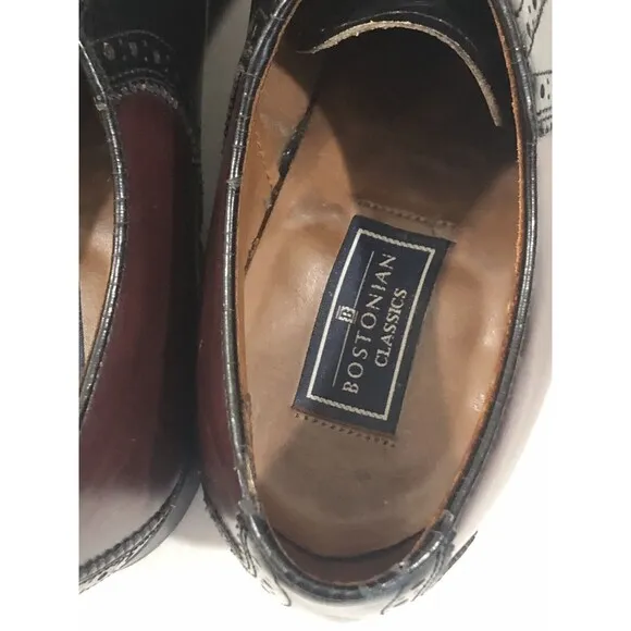 Bostonian Classics Dress Shoes Men’s Brown And Black Size 8