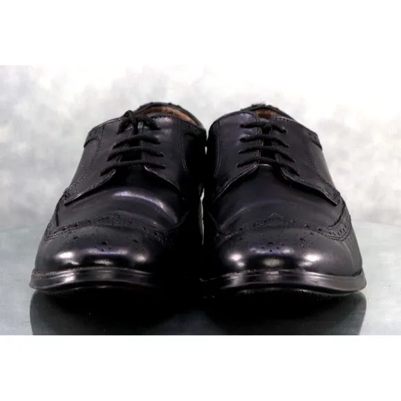 Bostonian  Men's Wingtip Brogue Dress Shoes Size 10 M Leather Black