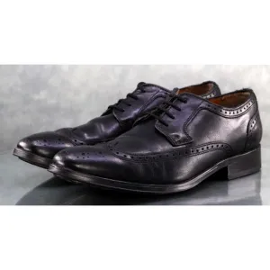 Bostonian  Men's Wingtip Brogue Dress Shoes Size 10 M Leather Black