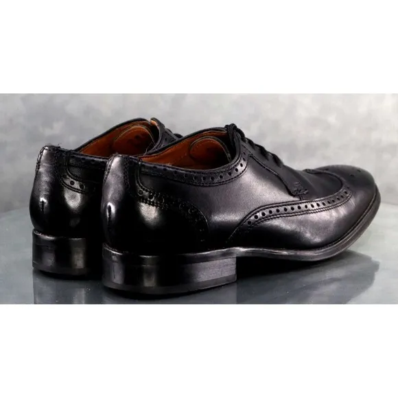 Bostonian  Men's Wingtip Brogue Dress Shoes Size 10 M Leather Black