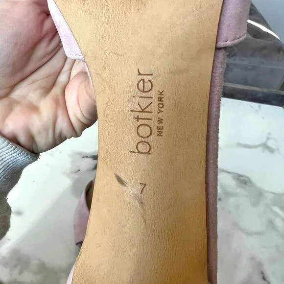 Botkier Anna Pastel Pink Ankle Strap High Heel Sandals Size 7