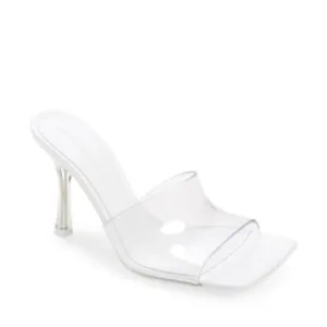 Bottega Veneta Stretch PVC Slide Sandals White Women’s EU 36/US 6