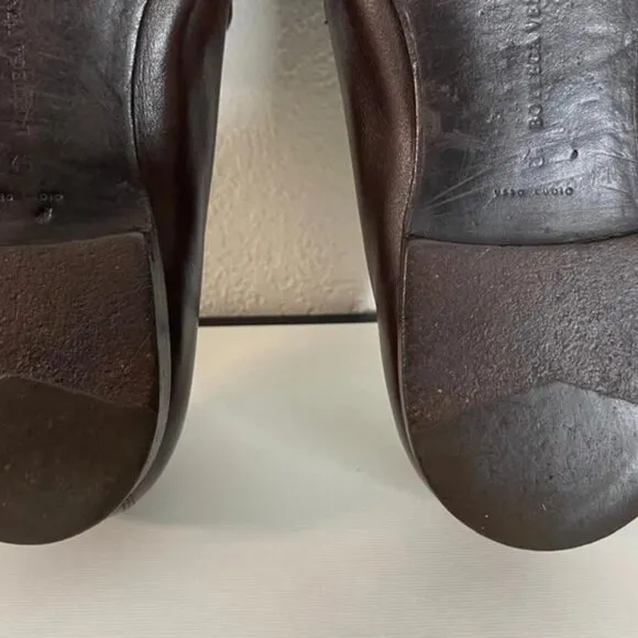 Bottega Veneta Woven Brown Leather Dress Shoes Slip On Men's Size 45 EU/12 US
