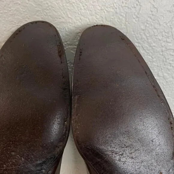 Bottega Veneta Woven Brown Leather Dress Shoes Slip On Men's Size 45 EU/12 US