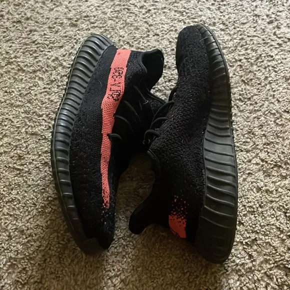 boys adidas SPLY 350 red and black shoes