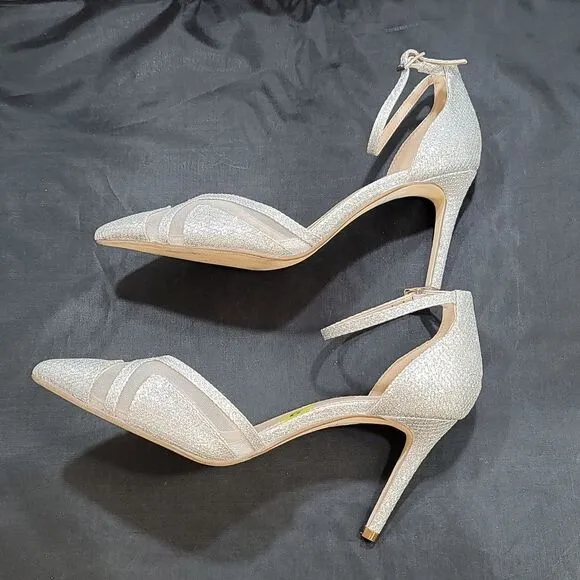 BRAND NEW DUNE LONDON DIANE HEELS IN PEWTER PIN HEELS SANDALS