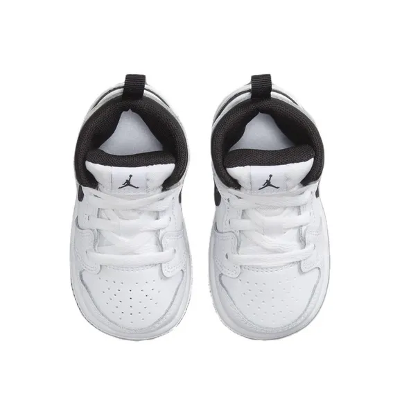 Brand New Jordan 1 Mid Toddlers Baby Nike Shoes White Black DQ8425 132 8C-10C
