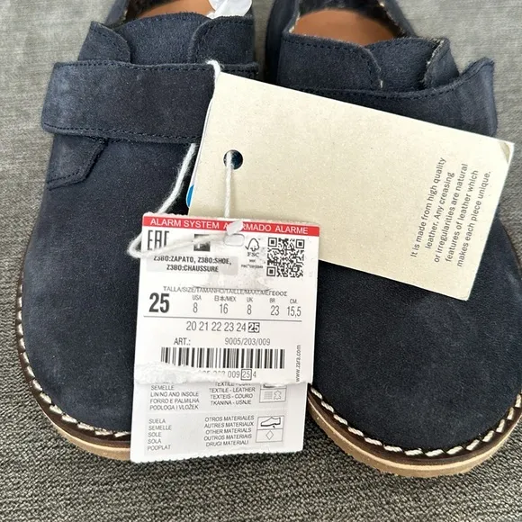 Brand New Zara Boys Leather Dress Shoes