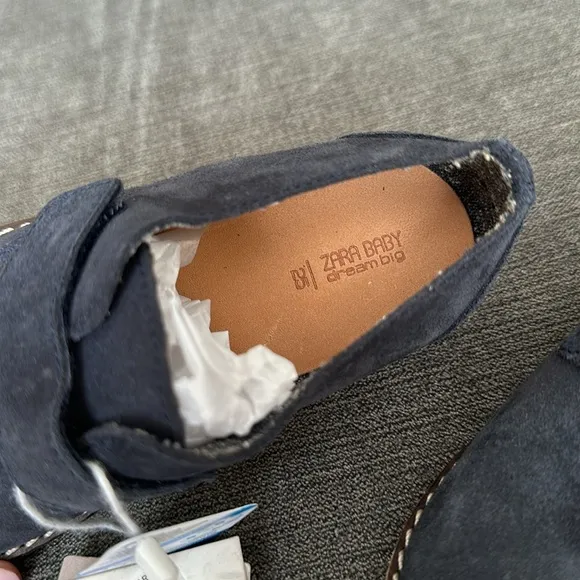 Brand New Zara Boys Leather Dress Shoes