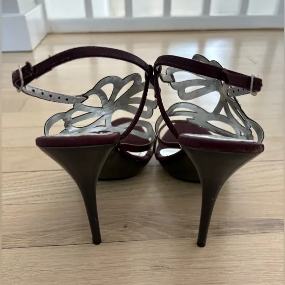 Brazilian Women's Purple Heeled Sandals