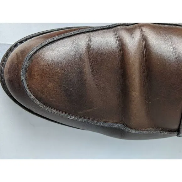Brooks Brothers Men's Brooks Penny Loafers Dress Shoes Size 11 D Tan Leather Mad