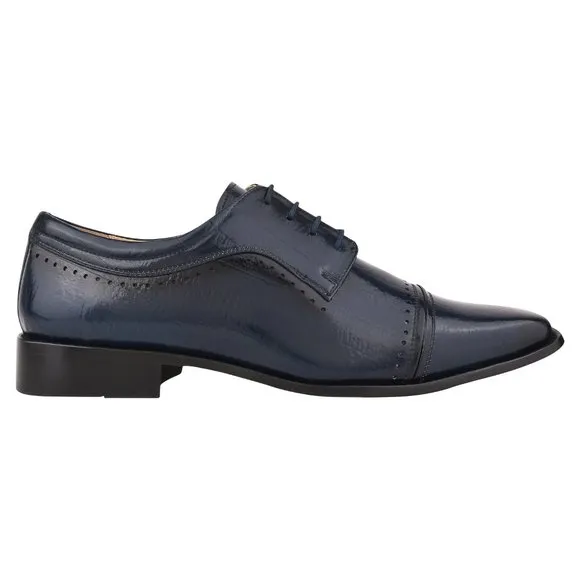 BRUCE Genuine Leather Oxford Style Dress Shoes
