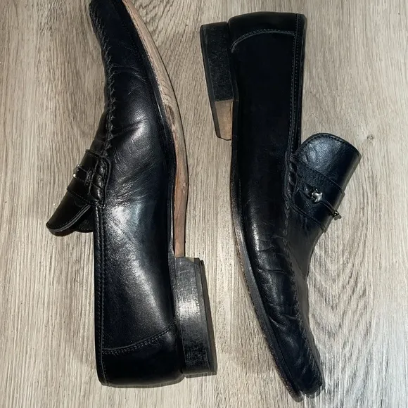 Bruno Magli Men's Black Loafer Shoes 11.5