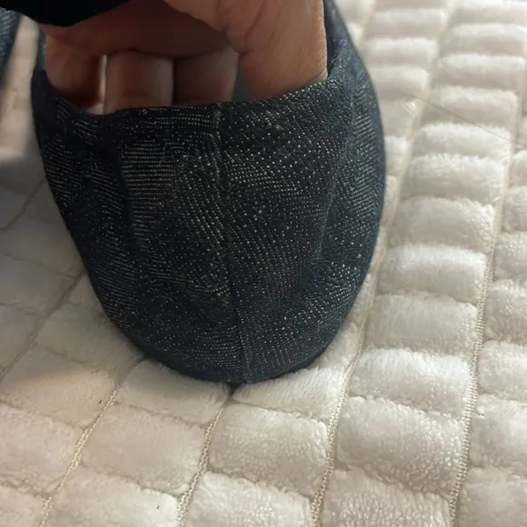 Burberry Black Flats with Decorative Toe