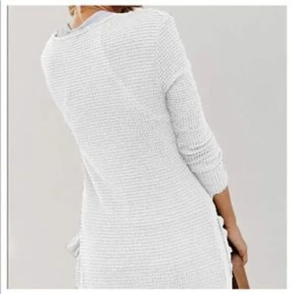 Button Down Knitted Sweater Cardigan