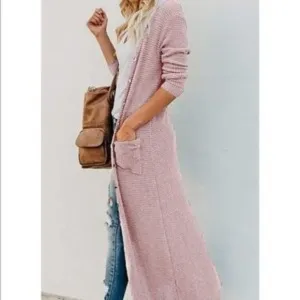 Button Down Knitted Sweater Cardigan