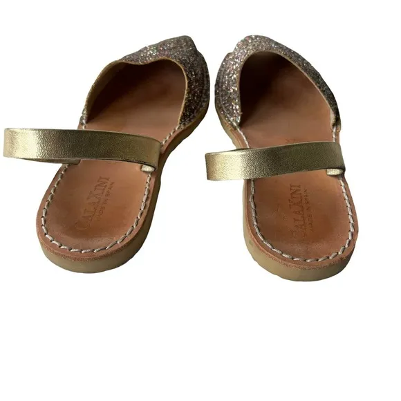 Calaxini Glitter Slide Sandals Size 37