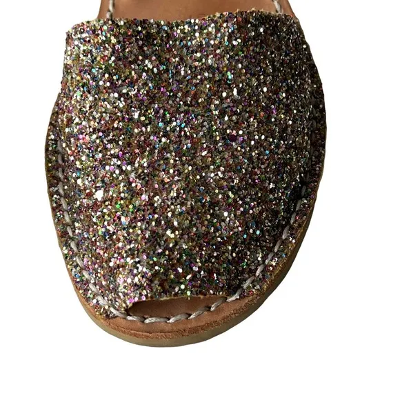 Calaxini Glitter Slide Sandals Size 37